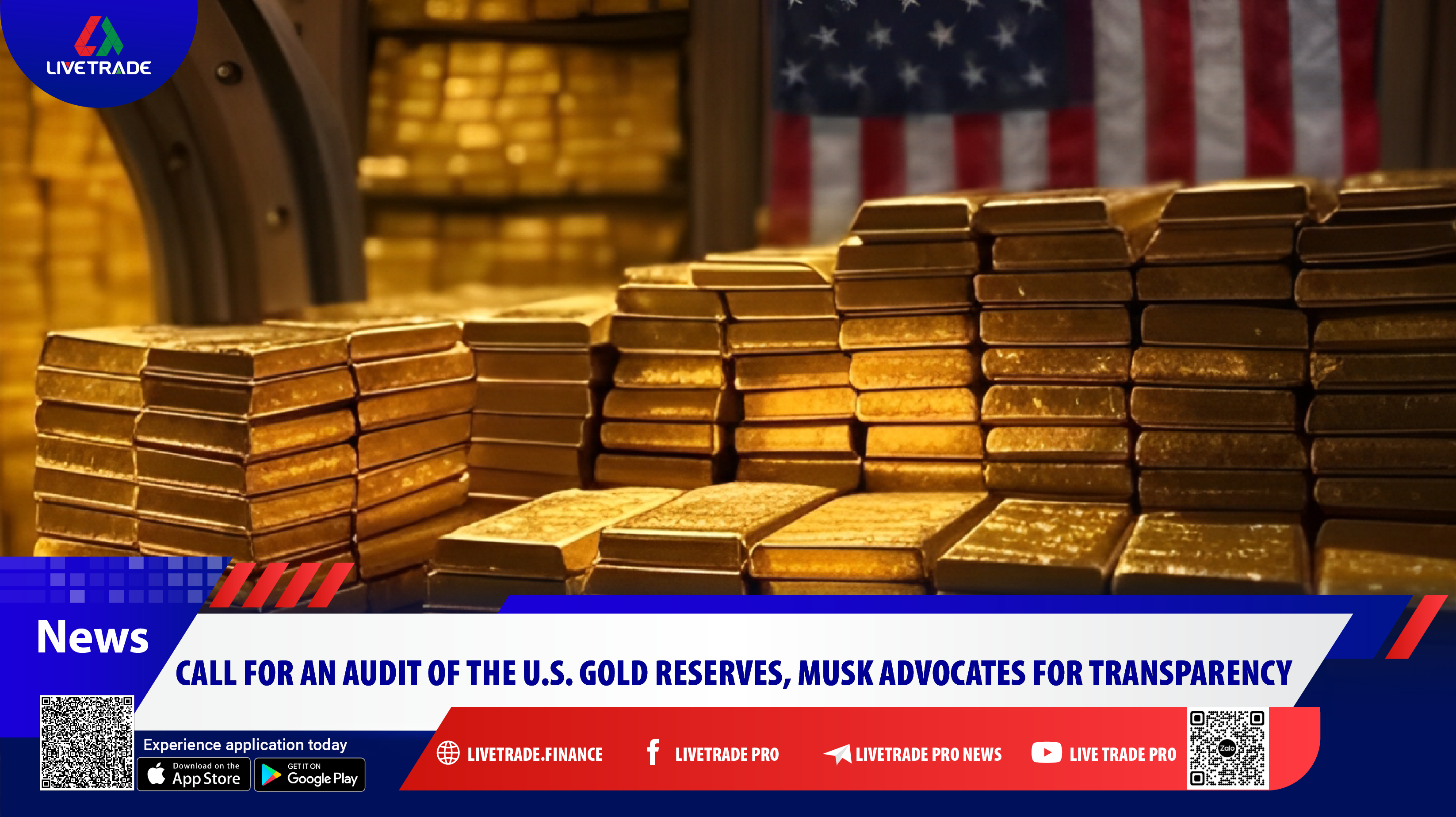 Audit of the U.S. gold reserves.